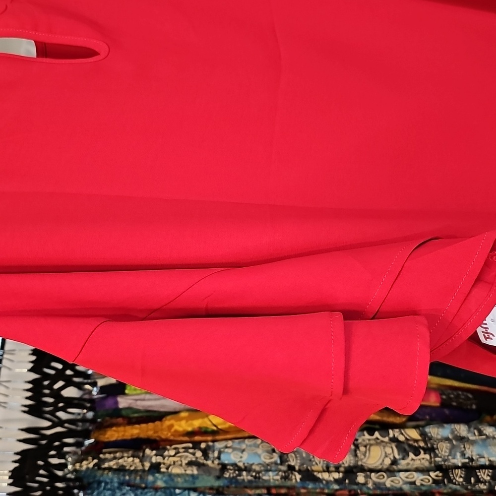 Sympli Bright Red Blouse - Picture 12 of 12